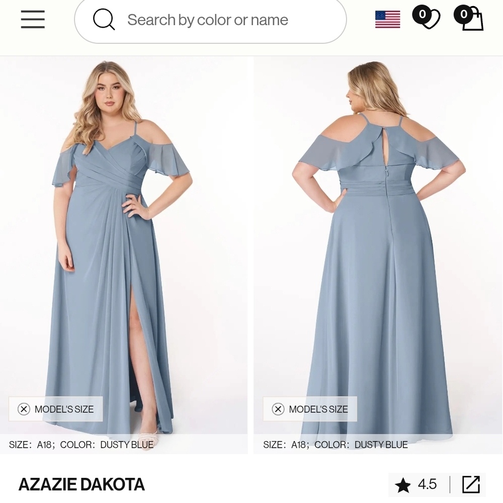 Dusty Blue Women's Dress
